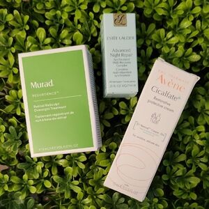 Skincare Sample Lot Murad Resurgence Estee Lauder Night Repair Avene Cicalfate +